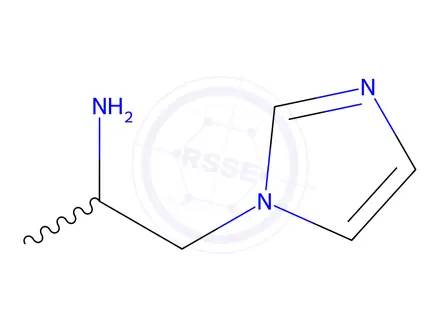 Chemical structure of 1-(1H-imidazol-1-yl)propan-2-amine