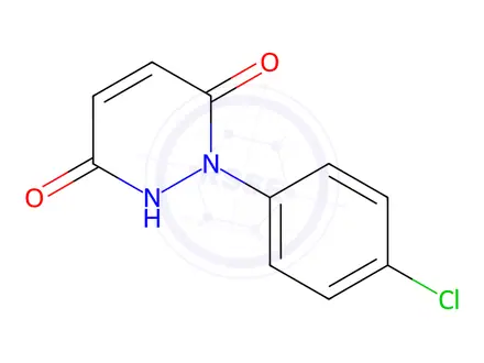 Chemical structure of 1-(4-chlorophenyl)-2H-pyridazine-3,6-dione