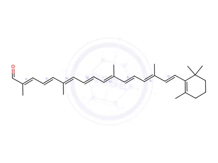 Chemical structure of β-Apo-8′-carotenal