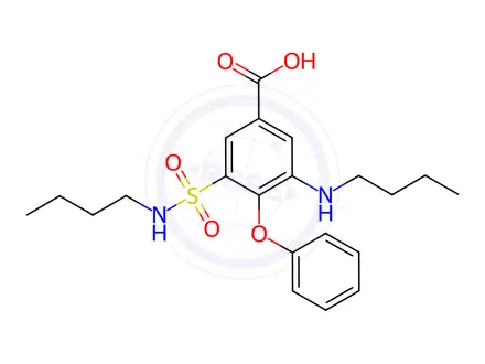 Chemical structure of Bumetanide Impurity 156
