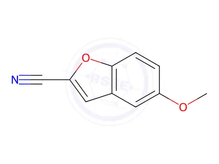 Chemical structure of 5-Methoxybenzofuran-2-carbonitrile