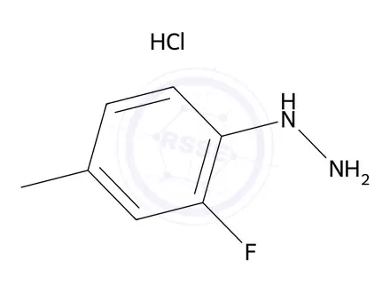 Chemical structure of (2-Fluoro-4-methyl-phenyl)-hydrazine hydrochloride