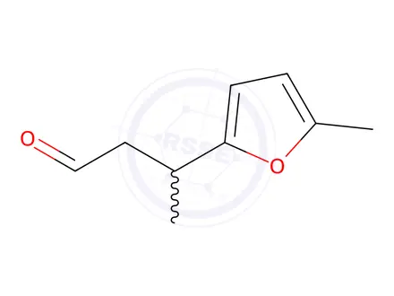 Chemical structure of 3-(5-METHYL-2-FURYL)BUTYRALDEHYDE