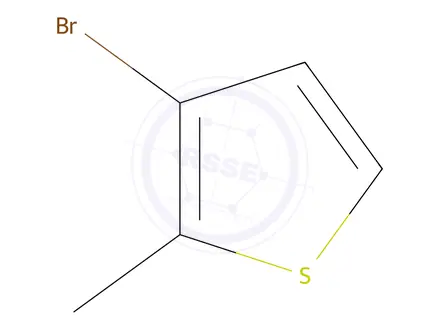 Chemical structure of 3-Bromo-2-methylthiophene