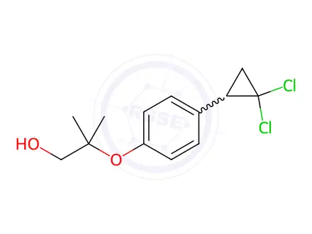 Chemical structure of Ciprofibrate Impurity 3 (Ciprofibrate EP Impurity C)