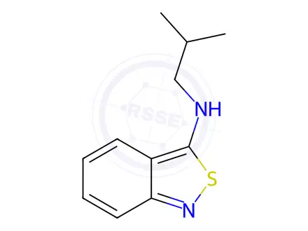 Chemical structure of N-isobutylbenzo[c]isothiazol-3-amine