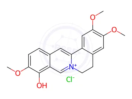 Chemical structure of Palmatrubine Chloride