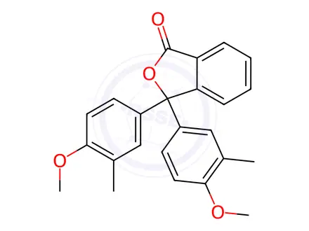 Chemical structure of Cresolphthalein dimethyl ether