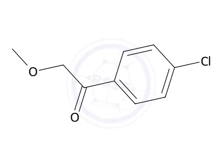 Chemical structure of 1-(4-Chlorophenyl)-2-methoxyethan-1-one