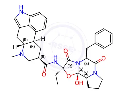 Chemical structure of Dihydroergocristine Mesilate Impurity 7 (Dihydroergocristine Mesilate EP Impurity G)