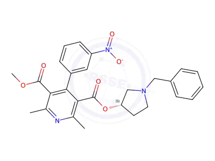 Chemical structure of Barnidipine Metabolite 8