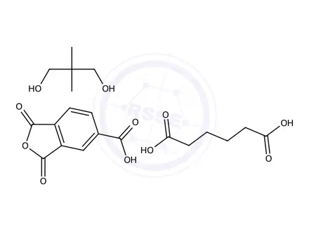 Chemical structure of ADIPIC ACID/NEOPENTYL GLYCOL/TRIMELLITIC ANHYDRIDE COPOLYMER