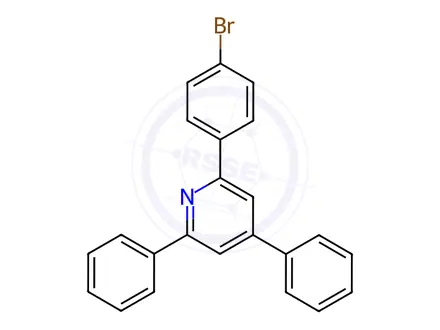 Chemical structure of 2-(4-BroMophenyl)-4,6-diphenylpyridine