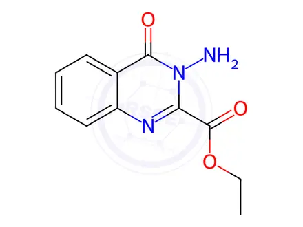 Chemical structure of ETHYL 3-AMINO-4-OXO-3,4-DIHYDROQUINAZOLINE-2-CARBOXYLATE