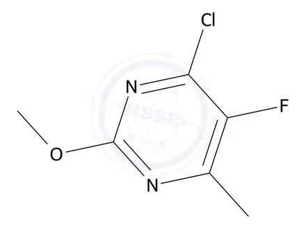 Chemical structure of 4-Chloro-5-fluoro-2-methoxy-6-methylpyrimidine