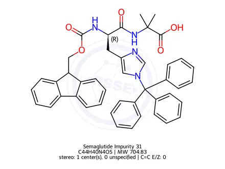 Chemical structure of Semaglutide impurity 31