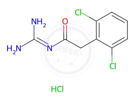 Chemical structure of Guanfacine Hydrochloride