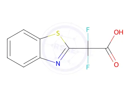 Chemical structure of 2-(1,3-Benzothiazol-2-yl)-2,2-difluoroacetic acid