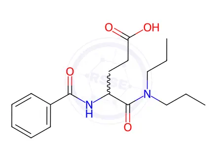 Chemical structure of Proglumide