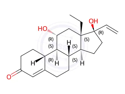 Chemical structure of Etonogestrel Impurity 33