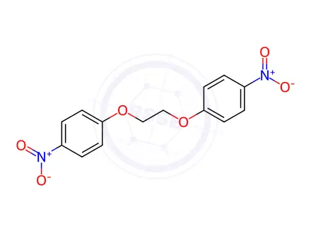 Chemical structure of 1,2-bis(4-Nitrophenoxy)ethane