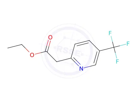 Chemical structure of Ethyl 2-(5-(trifluoromethyl)pyridin-2-yl)acetate