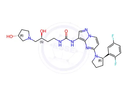Chemical structure of Larotrectinib Sulfate Impurity 23