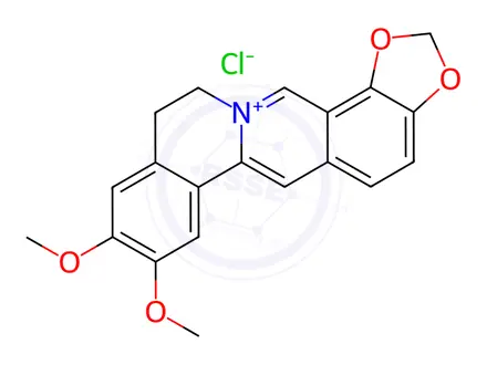 Chemical structure of Epiberberine Chloride