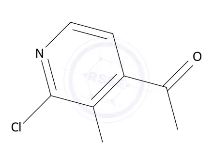 Chemical structure of 1-(2-Chloro-3-fluoropyridin-4-yl)ethanone