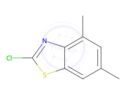Chemical structure of 2-Chloro-4,6-dimethyl-1,3-benzothiazole