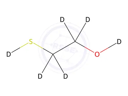 Chemical structure of 2-Mercaptoethanol-d6