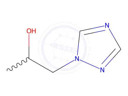 Chemical structure of 1-(1H-1,2,4-Triazol-1-yl)propan-2-ol