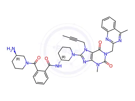 Chemical structure of Linagliptin EP Impurity E