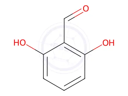 Chemical structure of 2,6-Dihydroxybenzaldehyde