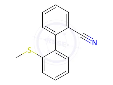 Chemical structure of 2-[2-(Methylsulfanyl)phenyl]benzonitrile