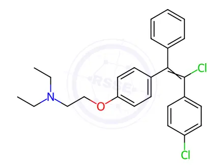 Chemical structure of Clomiphene EP Impurity F