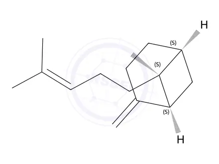 Chemical structure of Beta-Bergamotene