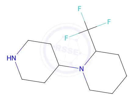Chemical structure of 1-(Piperidin-4-yl)-2-(trifluoromethyl)piperidine