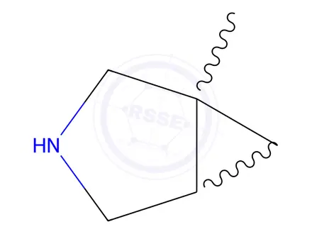 Chemical structure of 3-Azabicyclo[3.1.0]hexane, 1-methyl-, (1R,5S)-rel-