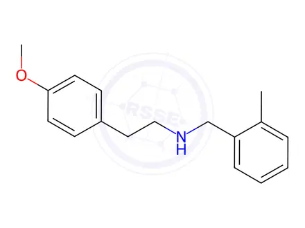 Chemical structure of 2-(4-Methoxyphenyl)-N-(2-methylbenzyl)ethanamine