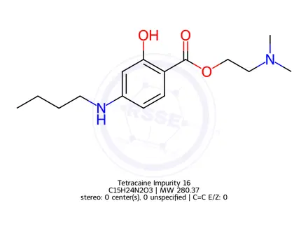 Chemical structure of Tetracaine Impurity 16