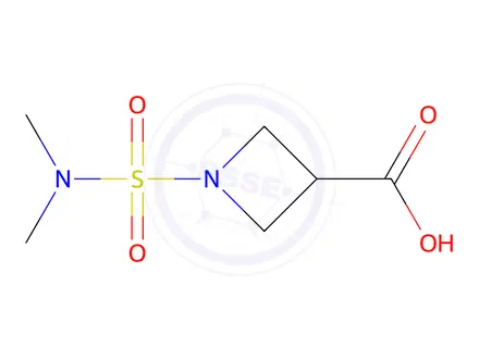 Chemical structure of 1-(Dimethylsulfamoyl)azetidine-3-carboxylic acid