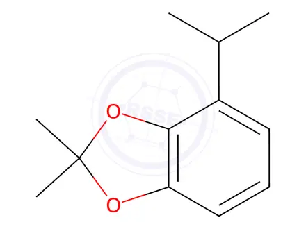 Chemical structure of 2,2-Dimethyl-4-isopropyl-1,3-benzodioxole