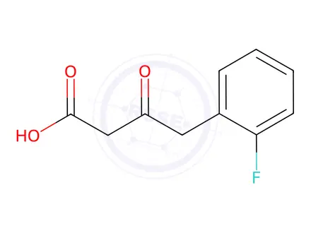 Chemical structure of 4-(2-Fluorophenyl)-3-oxobutanoic acid