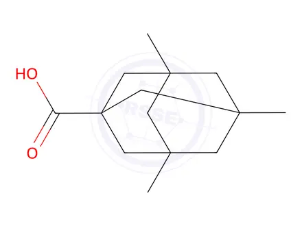 Chemical structure of 3,5,7-trimethyladamantane-1-carboxylic Acid
