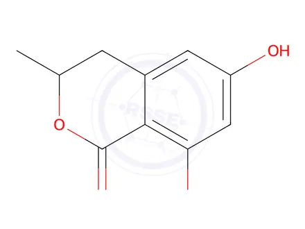 Chemical structure of 6,8-Dihydroxy-3-methylisochroman-1-one