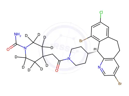 Chemical structure of Lonafarnib D9