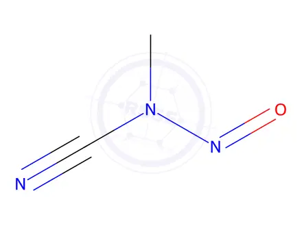 Chemical structure of METHYLNITROSOCYANAMIDE