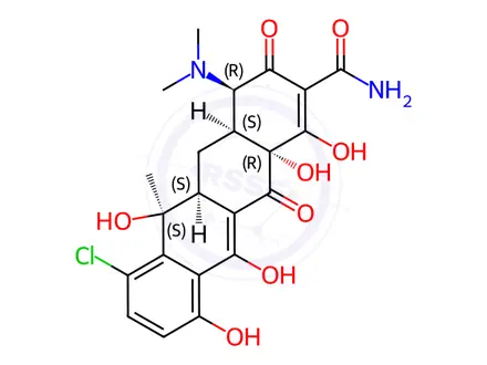 Chemical structure of Aureomycin Impurity A(EP)