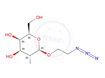 Chemical structure of 2-Azidoethyl 2-Acetamido-2-deoxy-β-D-galactopyranoside